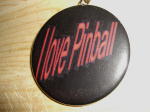 Schlüsselanhänger I love Pinball